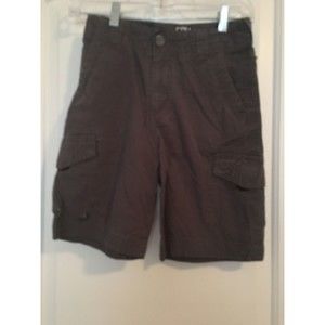 Fox Men's Cargo Shorts Pockets Casual Size 24 Grayish Brownish